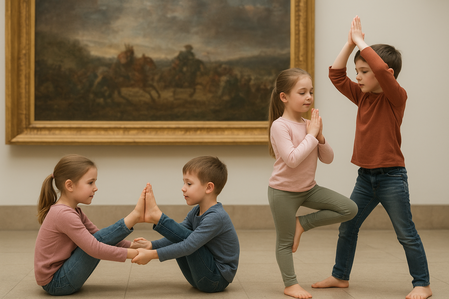 Yoga für Kinder: Fredericks Advents-Abenteuer im Museum